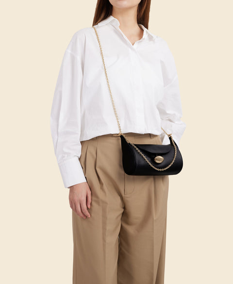 Mini Drop Duffel - Black Handbags Cafuné