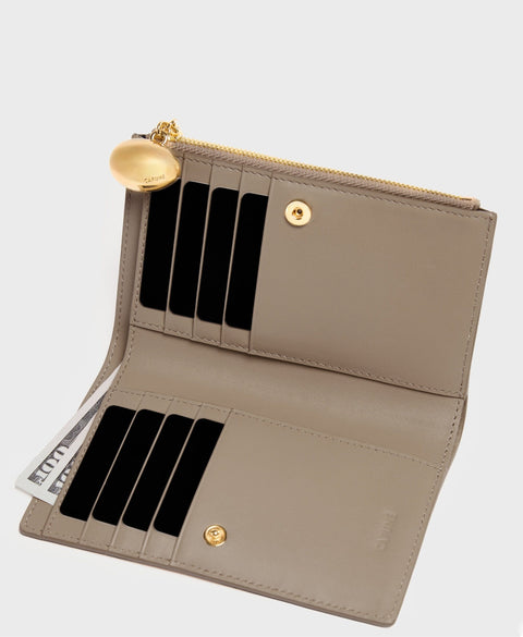Egg Long Wallet - Tan Wallets & Money Clips Cafuné