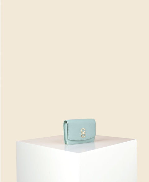 Double-C Cardholder - Mint Wallets & Money Clips Cafuné