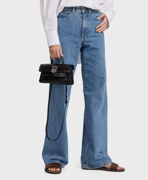 Stance Wallet - Black(Croc) Handbags Cafuné