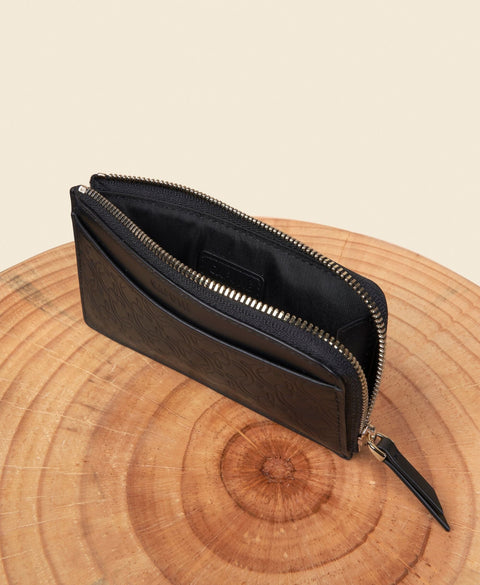 C-Lock L-Zip Cardholder - Black Wallets & Money Clips Cafuné