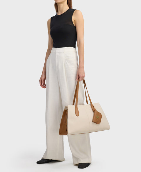 Day Tote - Linen Handbags Cafuné