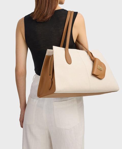 Day Tote - Linen Handbags Cafuné