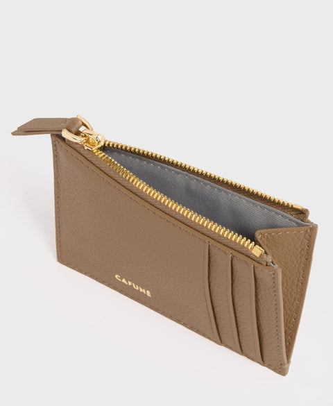Double-C Card Case - Tan Wallets & Money Clips Cafuné