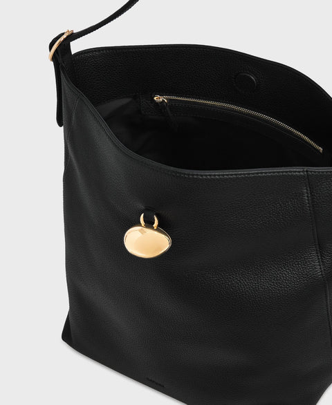 Drop Hobo - Black Handbags Cafuné