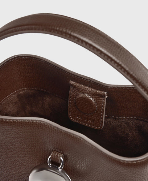 Egg Bucket - Dark Rosewood Handbags Cafuné