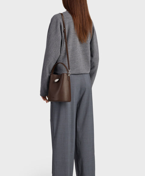Egg Bucket - Dark Rosewood Handbags Cafuné