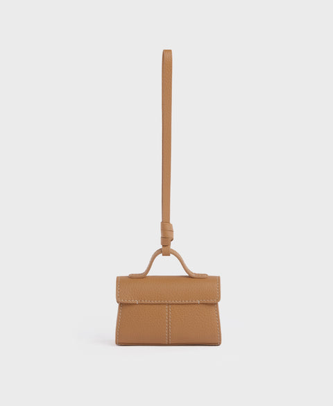 Micro Stance Charm - Pecan Handbags Cafuné