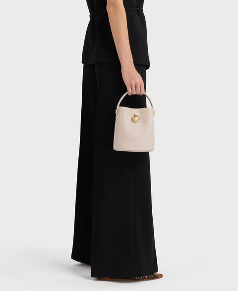 Mini Egg Bucket - Ivory Handbags Cafuné