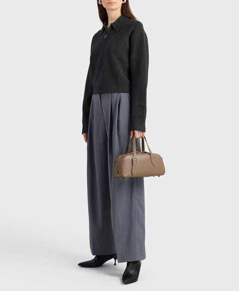 Small Asra Boston Bag - Clay Handbags Cafuné