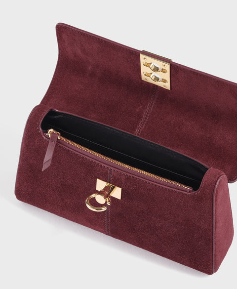 Stance Wallet - Burgundy(Suede) Handbags Cafuné
