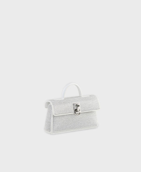 Stance Wallet - White Rhinestone Handbags Cafuné
