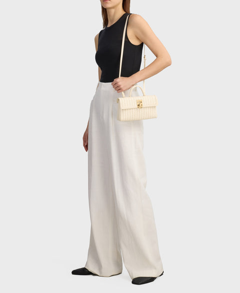 Stance Wallet - White(Woven) Handbags Cafuné