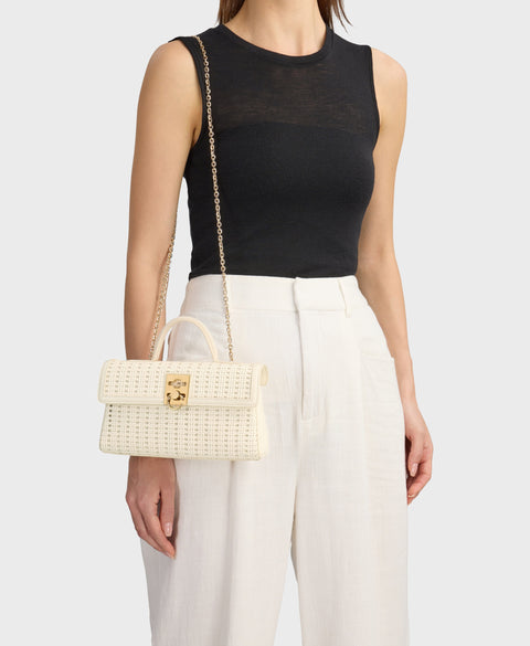 Stance Wallet - White(Woven) Handbags Cafuné