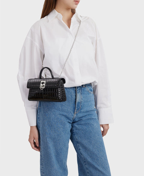 Stance Wallet - Black(Croc) Handbags Cafuné
