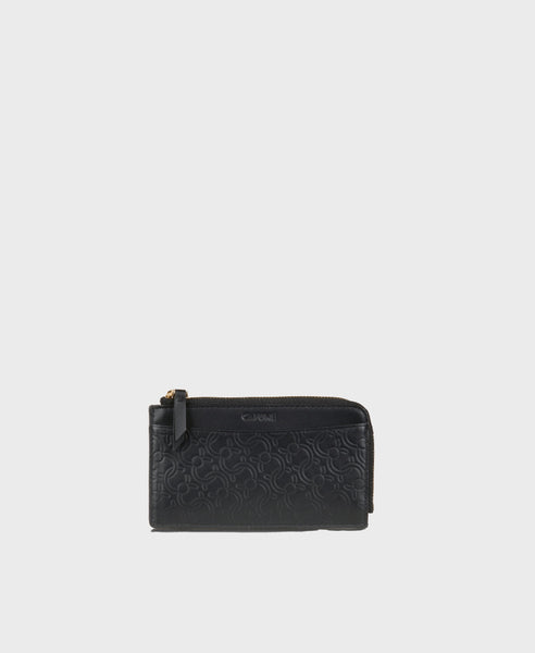 カフネ　C ロック L ジップ カードホルダー Cafuné カフネ - C-Lock L-Zip Cardholder - Black