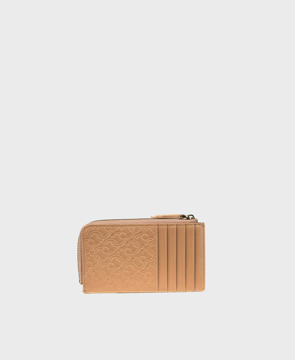 c_c_ グルダントレカ11枚 Cafuné カフネ - C-Lock L-Zip Cardholder - Camel