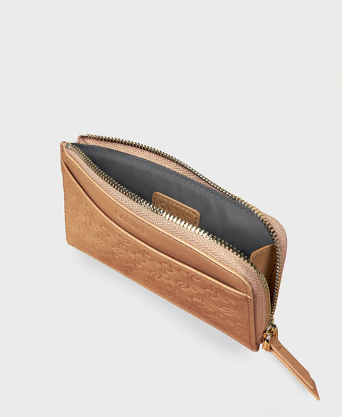 C-Lock L-Zip Cardholder - Camel Wallets & Money Clips Cafuné 