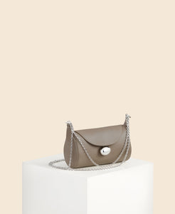 Cafuné Mini Drop Duffel in Brownstone front view