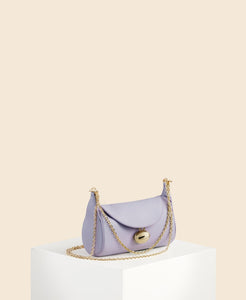 Cafuné Mini Drop Duffel in Lilac front view