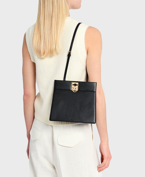 (Sample Sale) Stance Clasp - Black Handbags Cafuné 