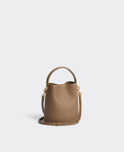 Mini Egg Bucket - Tan Handbags Cafuné 
