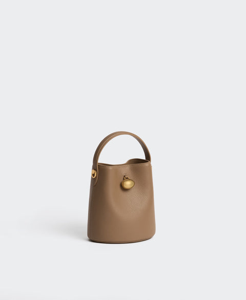 Mini Egg Bucket - Tan Handbags Cafuné 