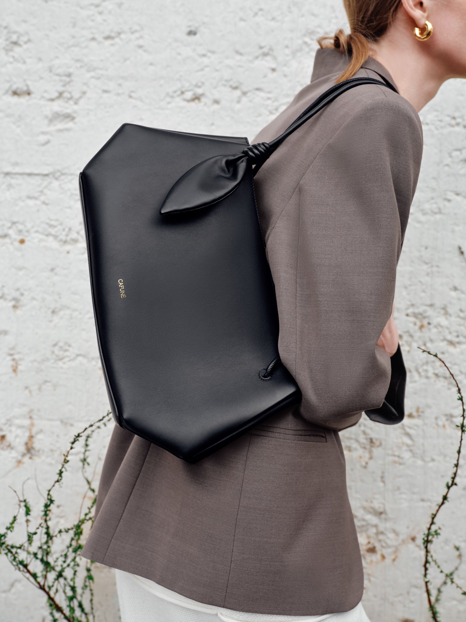 Cafuné カフネ - Double-C Wallet - Black