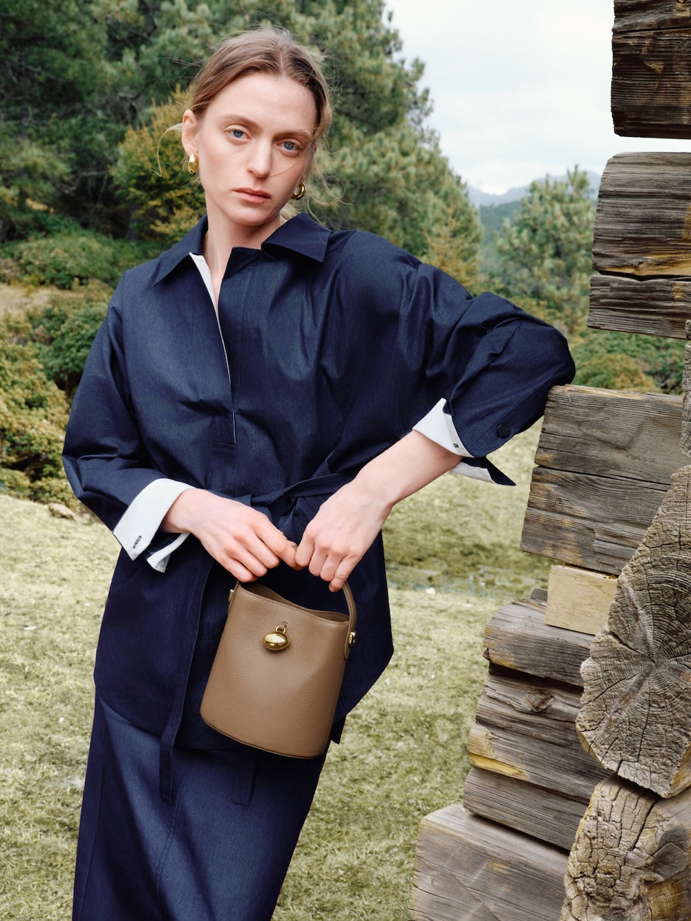Cafuné - Small Asra Boston Bag - Clay