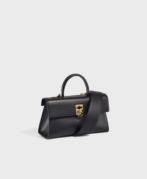 (Sample Sale) Medium Stance - Black + Wide Shoulder Strap Handbags Cafuné 