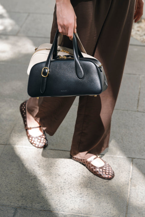 Small Asra Boston Bag