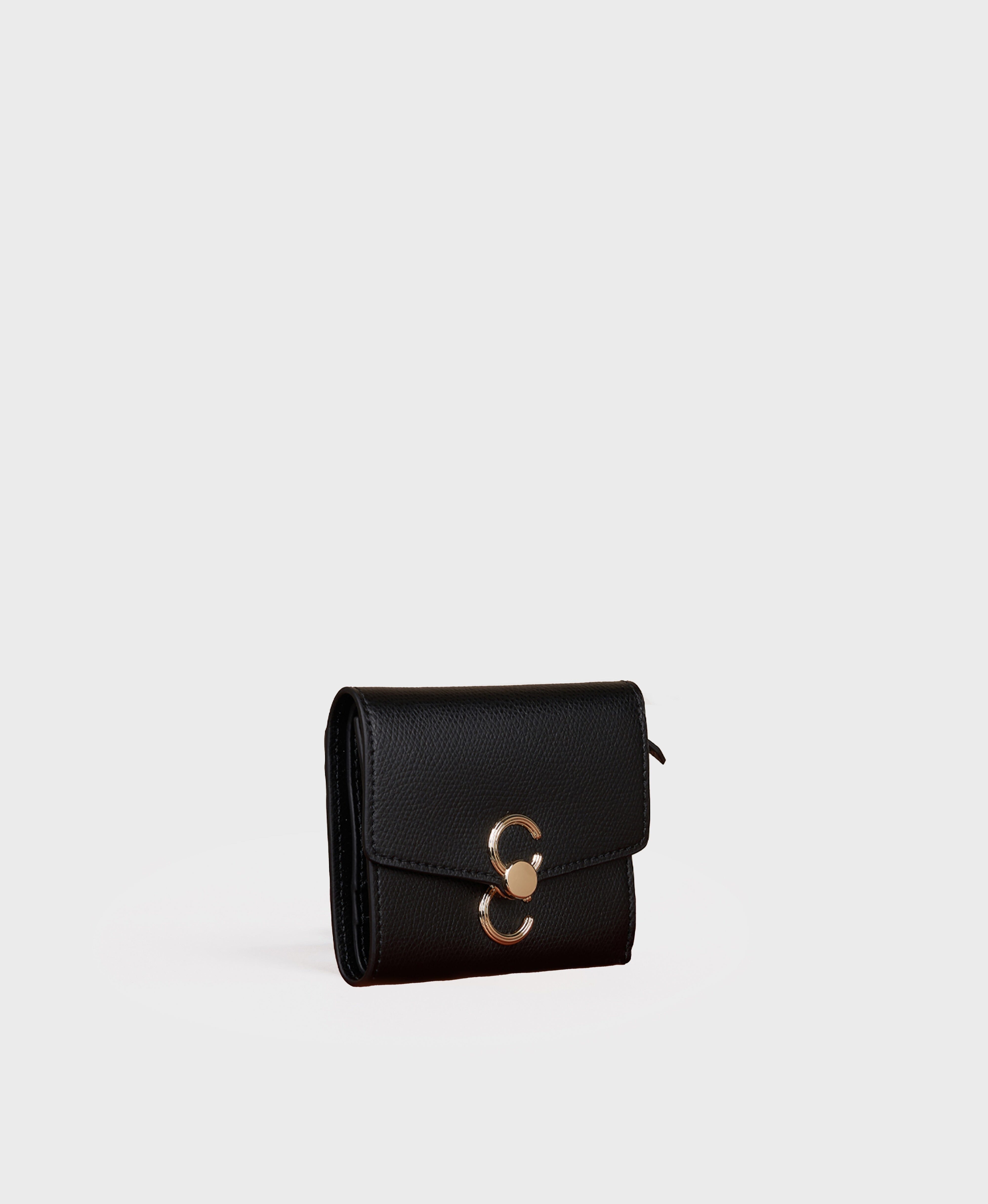 Cafuné カフネ - Double-C Wallet - Black