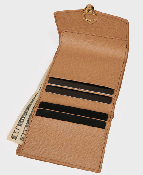 Double-C Wallet - Camel Wallets & Money Clips Cafuné 