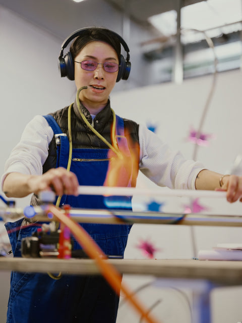 “Every twist and turn can be reshaped — in neon, and in life.”