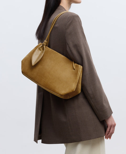 Ori Shoulder Bag - Dawn(Suede) Handbags Cafuné 