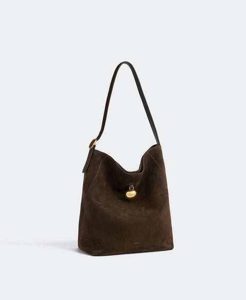 Drop Hobo - Burnt Umber(Suede) Handbags Cafuné 