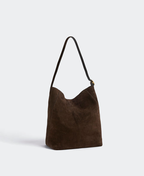 Drop Hobo - Burnt Umber(Suede) Handbags Cafuné 
