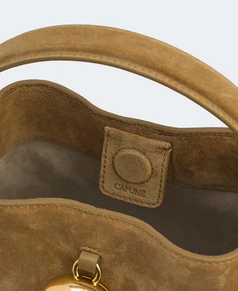 Egg Bucket - Dawn(Suede) Handbags Cafuné 