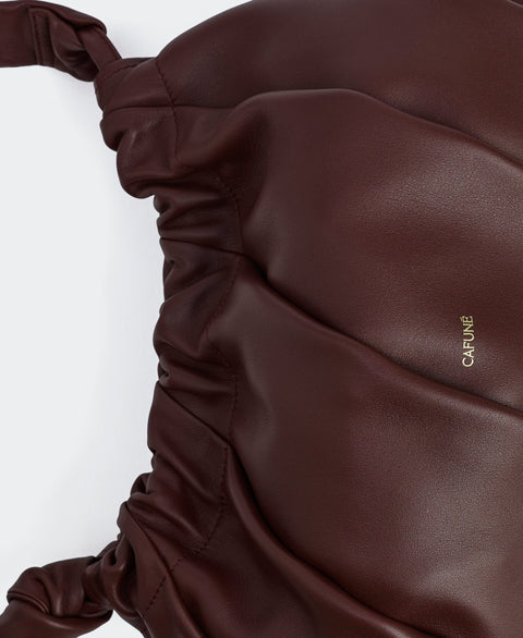 Soft Fold Bag - Maroon Handbags Cafuné 