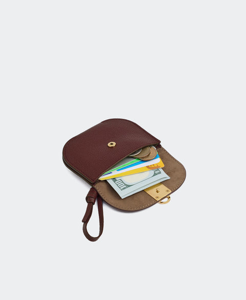 Day Pouch - Maroon Small Leather Goods Cafuné 