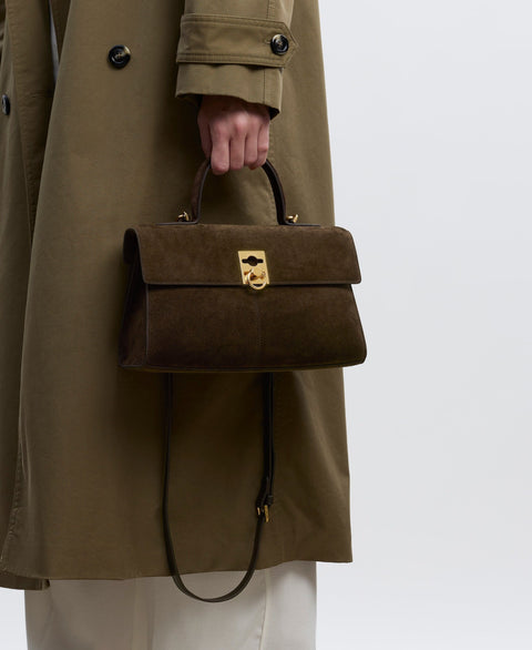 Medium Stance - Burnt Umber(Suede) Handbags Cafuné 