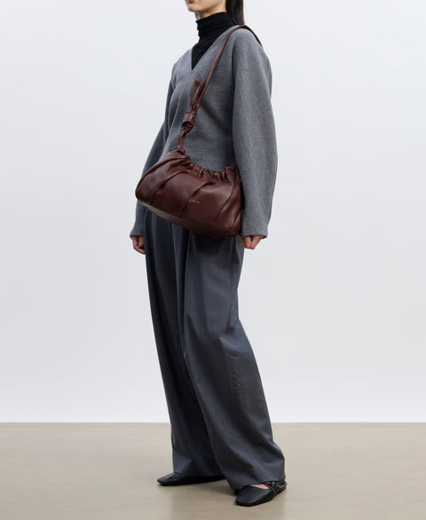 Soft Fold Bag - Maroon Handbags Cafuné 