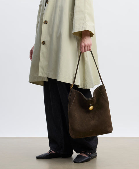 Drop Hobo - Burnt Umber(Suede) Handbags Cafuné 