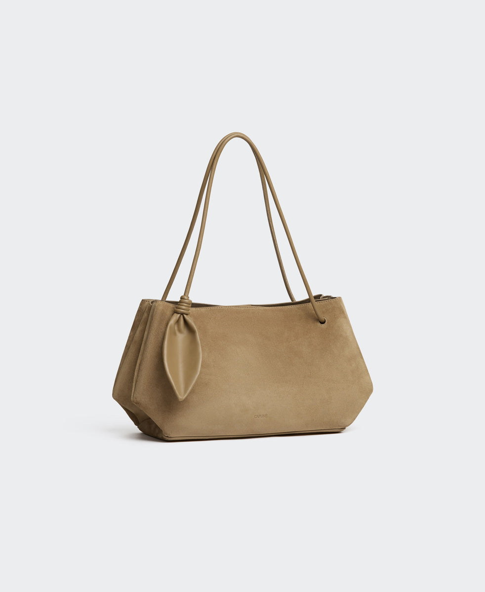 Cafuné カフネ - Ori Shoulder Bag - Dawn(Suede)