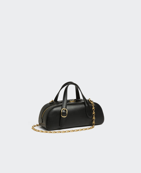 Mini Asra Boston Bag - Black Handbags Cafuné 