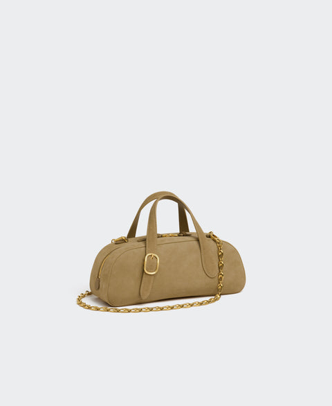 Mini Asra Boston Bag - Dawn(Suede) Handbags Cafuné 