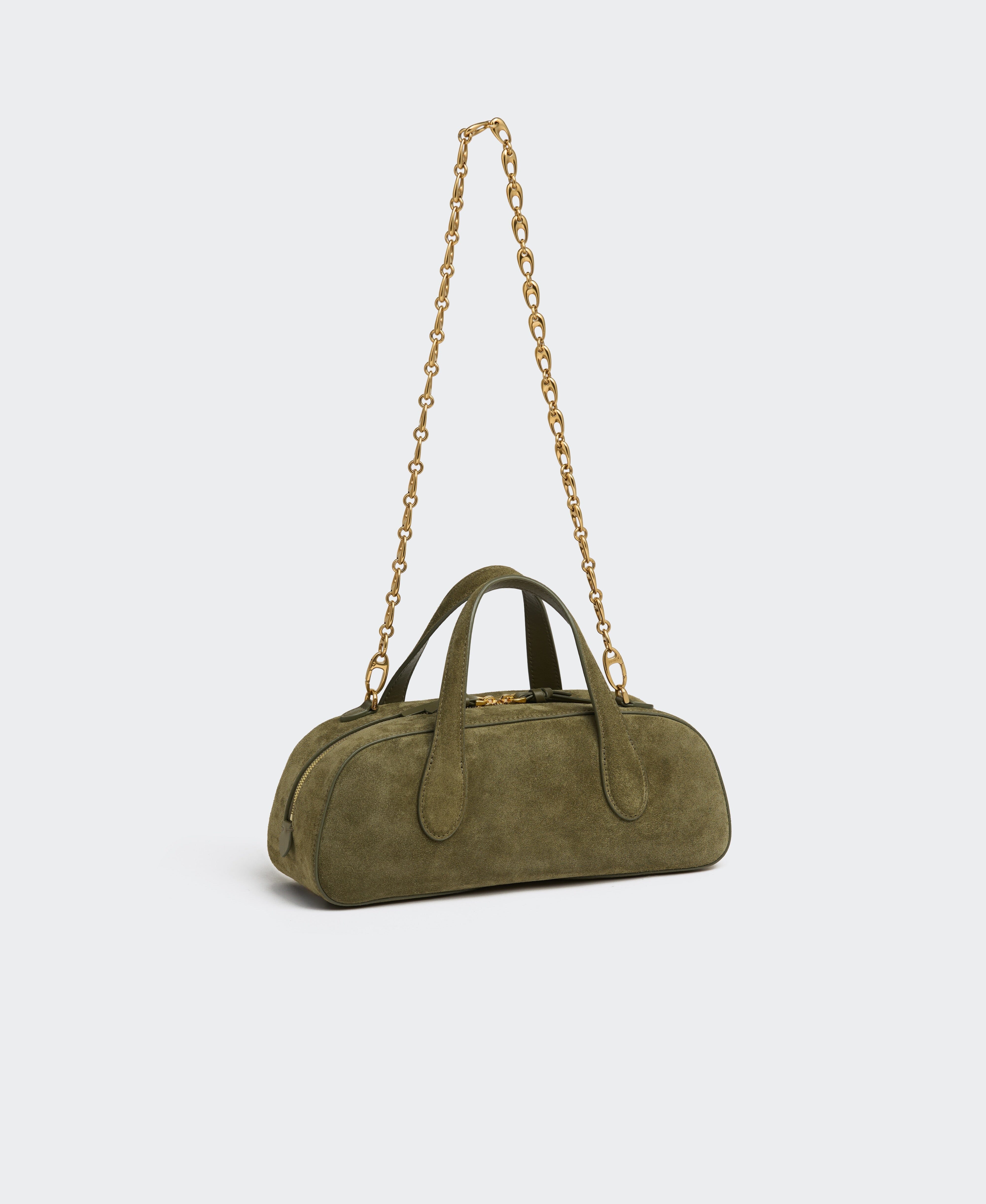 Cafuné - Mini Asra Boston Bag - Moss(Suede)