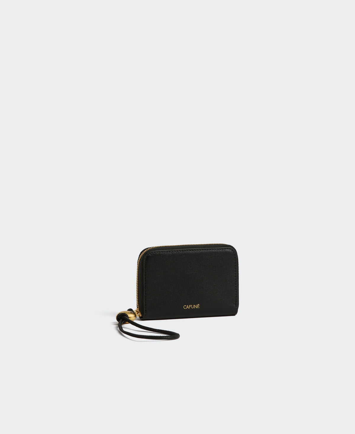 Egg Zip Coin Purse - Black Small Leather Goods Cafuné 