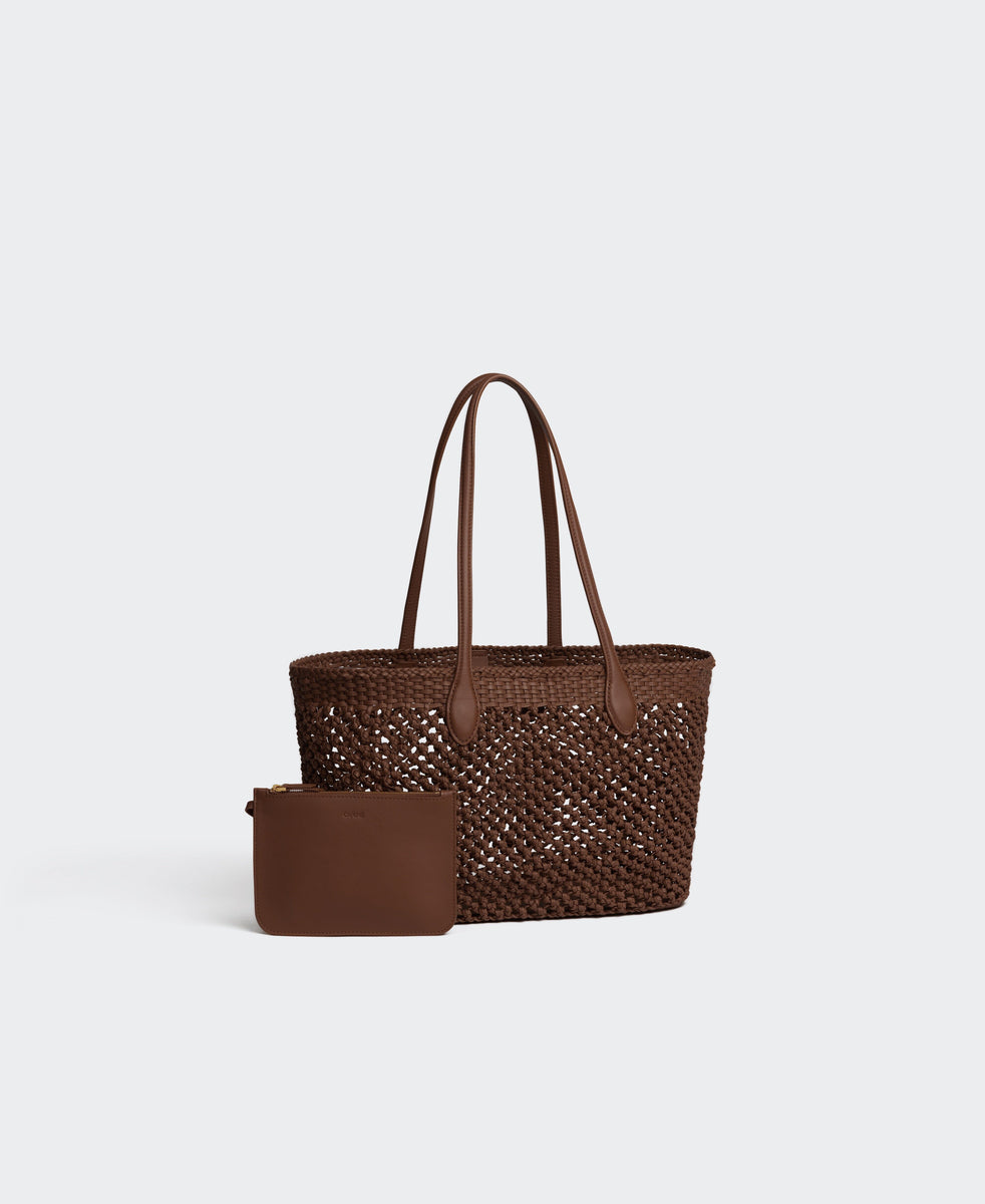 Cafuné - Large Hexa Tote - Teak(Woven)