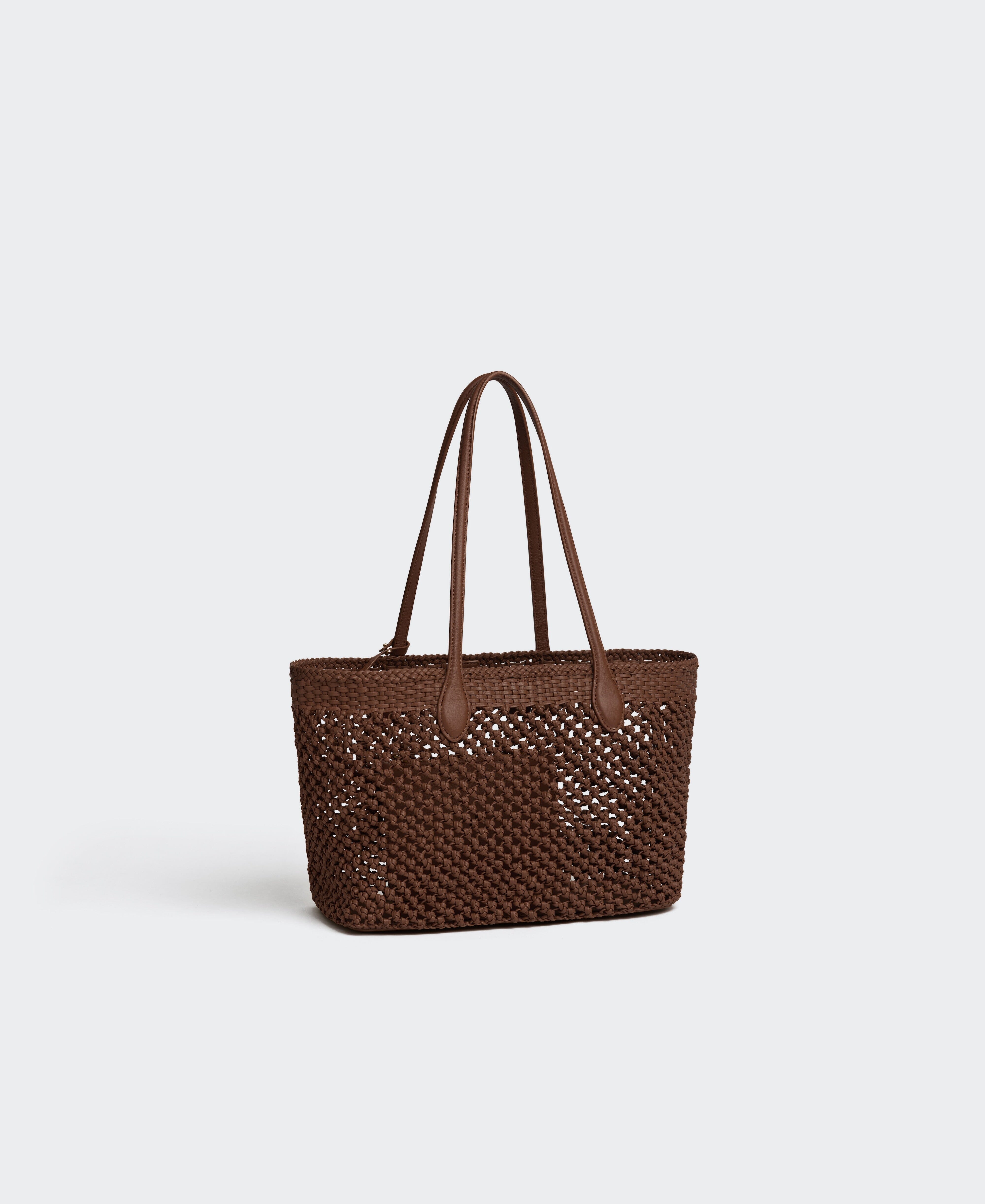 CAFUNÉ ブラウン レザー ハンドバッグ CAFUNÉ | Official Online Store | Modern Women Accessories – Cafuné